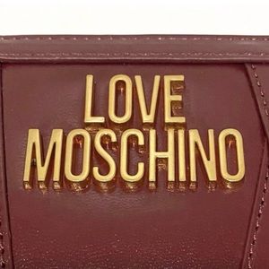 Love Moschino Gold Logo Zip-Around Wallet 
NWT